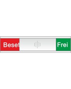 Besetzt-Frei Schild 100 x 25mm,  selbstklebend