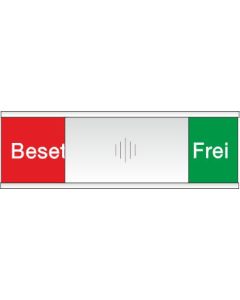 Besetzt-Frei Schild 100 x 30mm,  selbstklebend