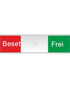 Besetzt-Frei Schild 150 x 40mm,  selbstklebend